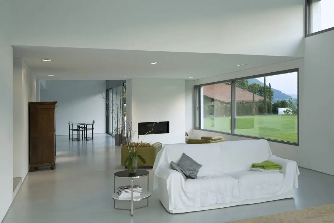 Vivienda con piso de microcemento en Mallorca